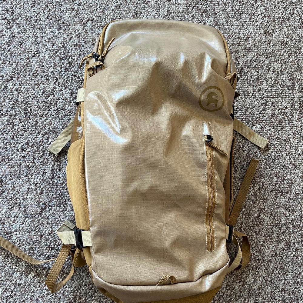 Backcountry Destination 30L travel / every day carry Backpack, tan